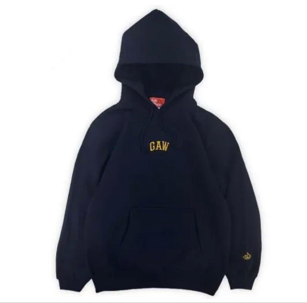 Man With A Mission GAW 刺繍パーカー L ネイビー