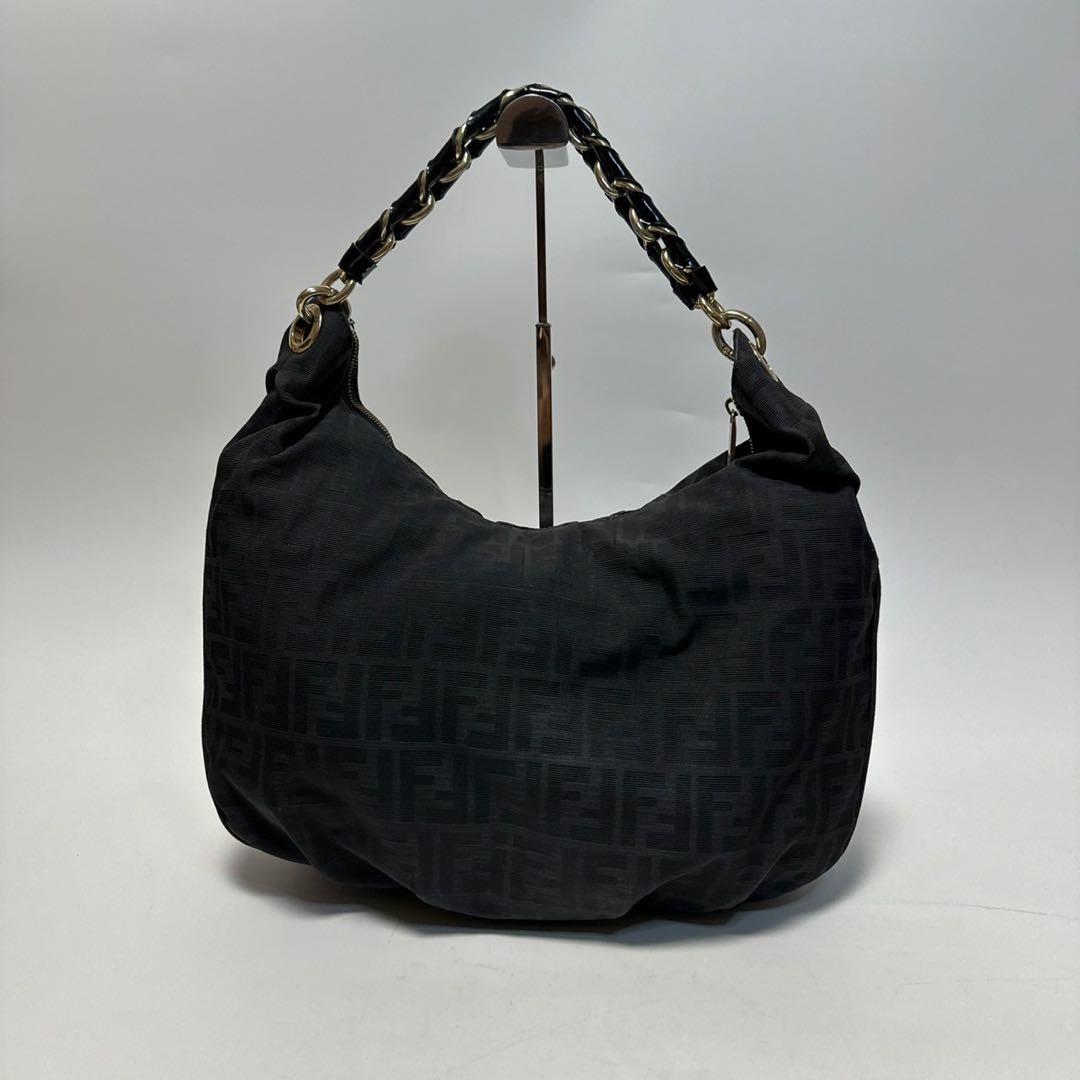 t78 保存袋　Gカード付　フェンディ　ズッカ　ミア　チェーン　ハンドバッグ