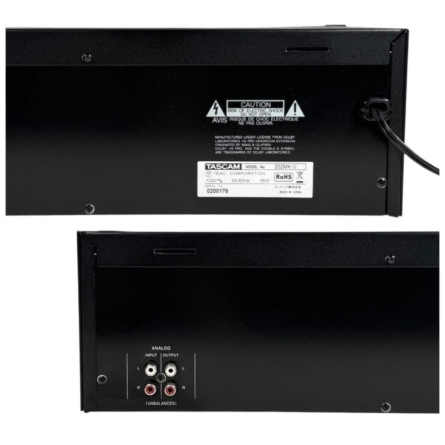 ◆優良美品◆TASCAM オートリバースダブルカセットデッキ 202MKIV