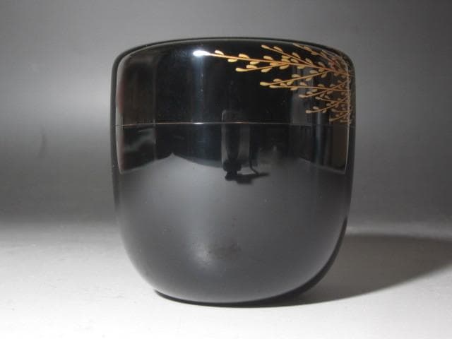 ☆ 柿木章 椿蒔絵大棗 裏千家 十五代 鵬雲斎の花押