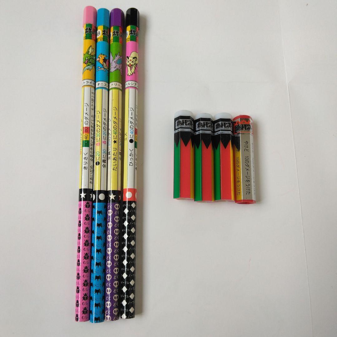 ポケモン「初期バトルえんぴつ4本」＆「キャップ4本」 - メルカリ