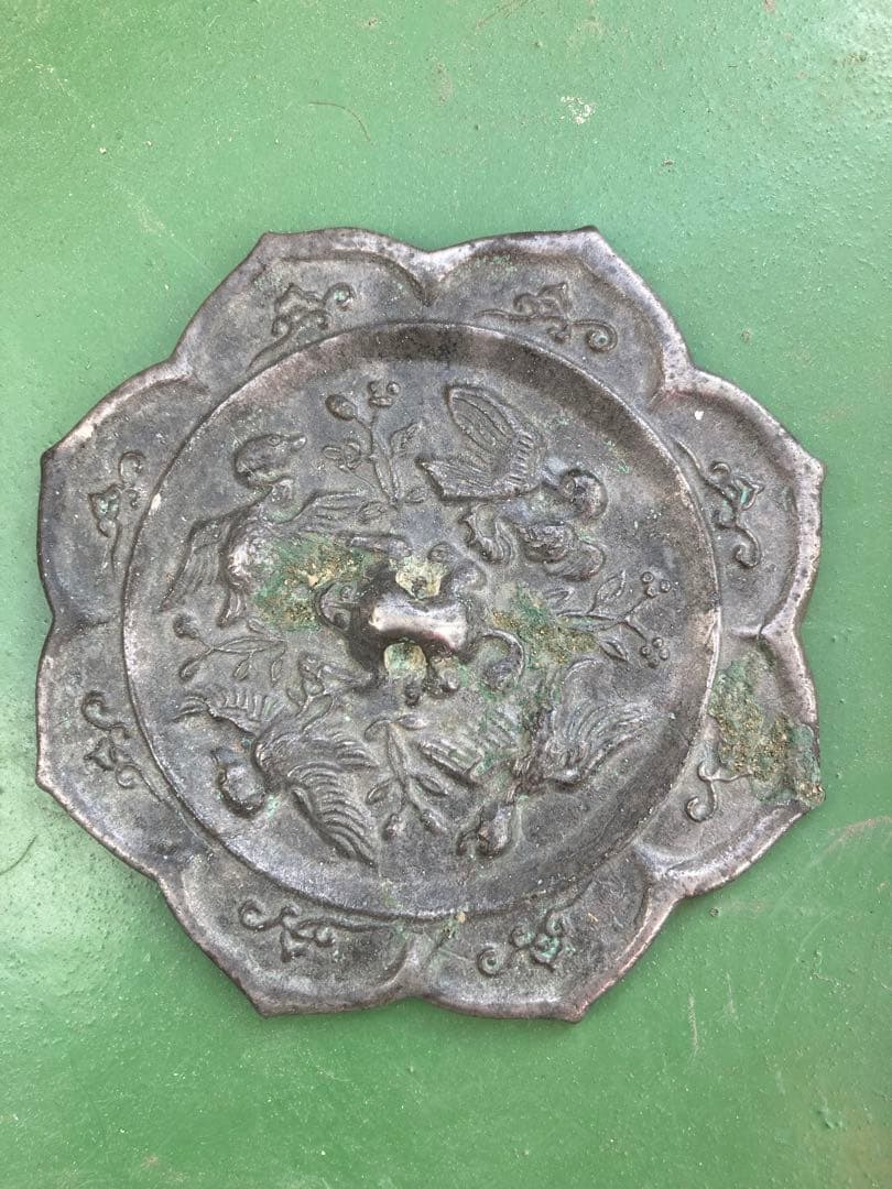 中国 唐代 海獣葡萄鏡