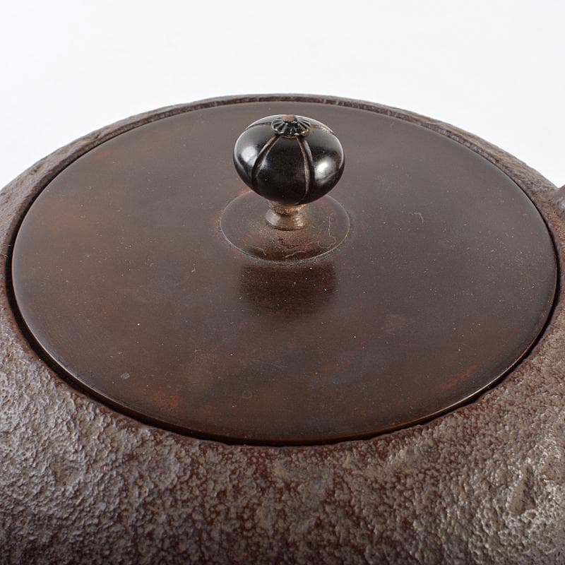 煎茶道具　人間国宝　釜師　高橋敬典作　鉄鉢　鉄瓶　鉄釜　共箱　J　R6037B