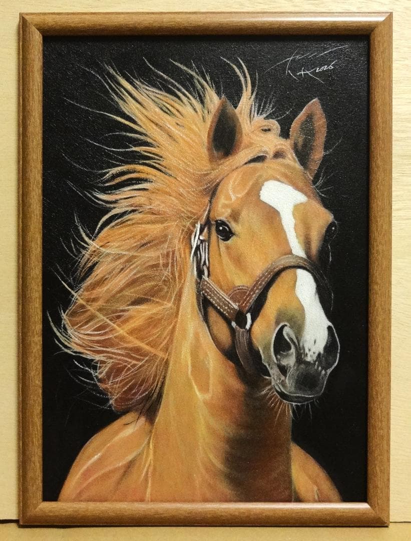 上鈴木正一 油彩画『 オルフェーヴル 2点 』ジラール様のオーダー作品