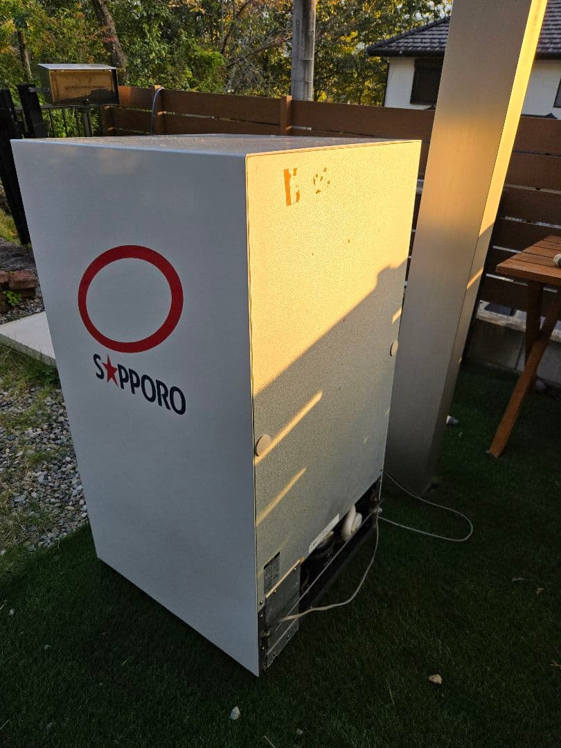 サッポロビール 冷蔵庫 ガラス扉 中古 冷蔵ショーケース レトロ