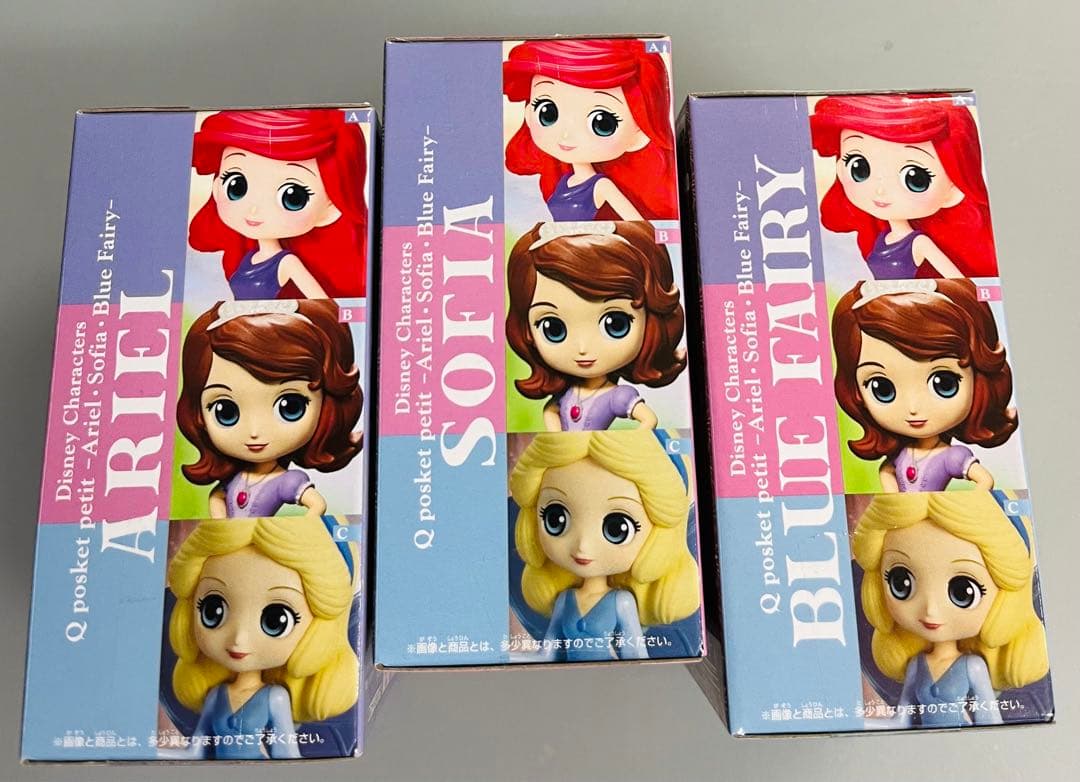 ディズニー Qposket petit フィギュア キューポスケット 全3種類