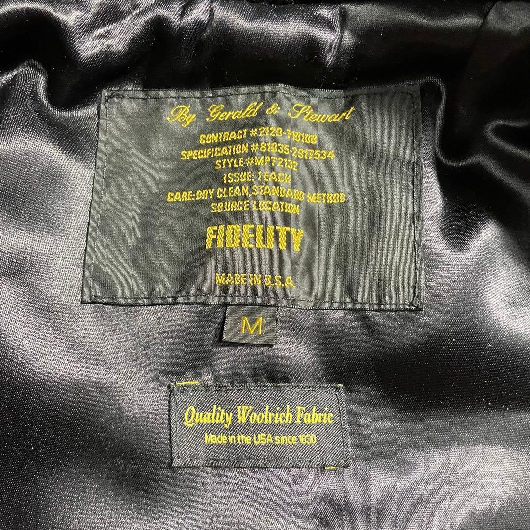 美品FIDELITYフィディリティウール チェック柄ジャケットUSA製サイズM