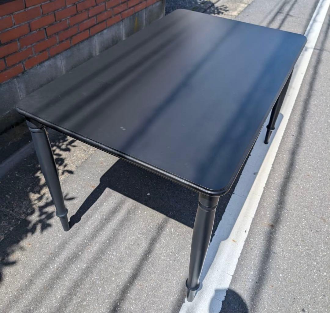 adl almira 　IKEA ダイニング5点セット　4人掛け　ブラック