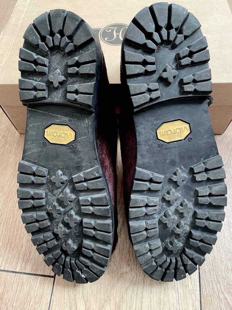 HAFERL バーガンディハラコ　チロリアンシューズ