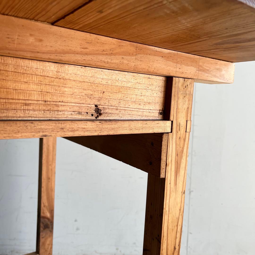 アンティーク 平机 テーブル 無垢材 デスク z484