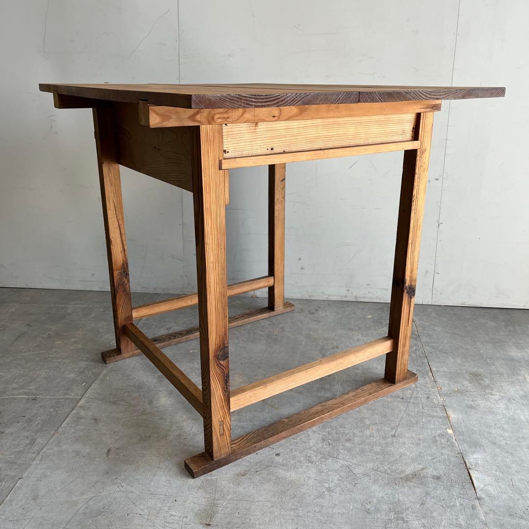 アンティーク 平机 テーブル 無垢材 デスク z484