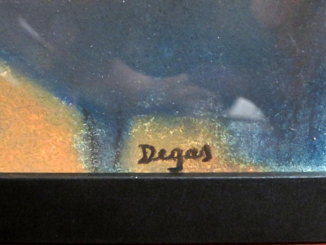 エドガー・ドガ ベレッリ一家 ミクストメディア 油彩 水彩 肉筆