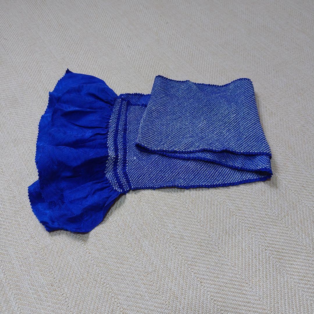 振袖5点セット 正絹 青色 HANAE MORI 成人式