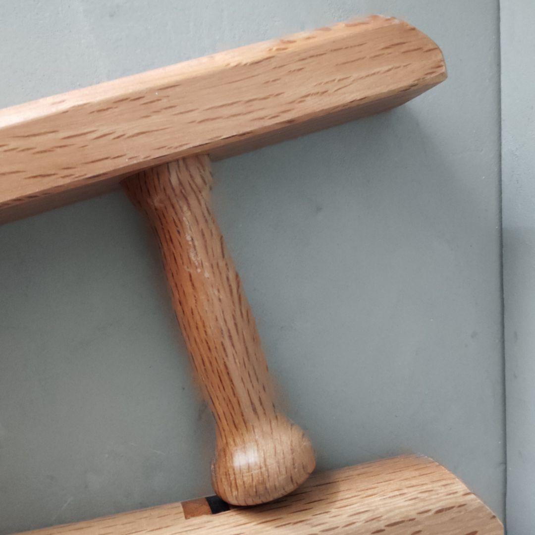 トンファー　3個セット　沖縄空手　古流武術　古武道　日本製　全長44cm　赤樫