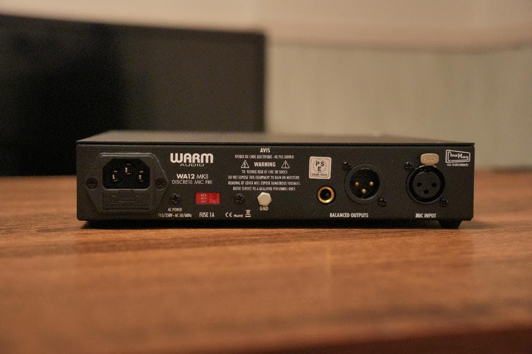 WARM AUDIO / WA12 MKII Black マイクプリアンプ
