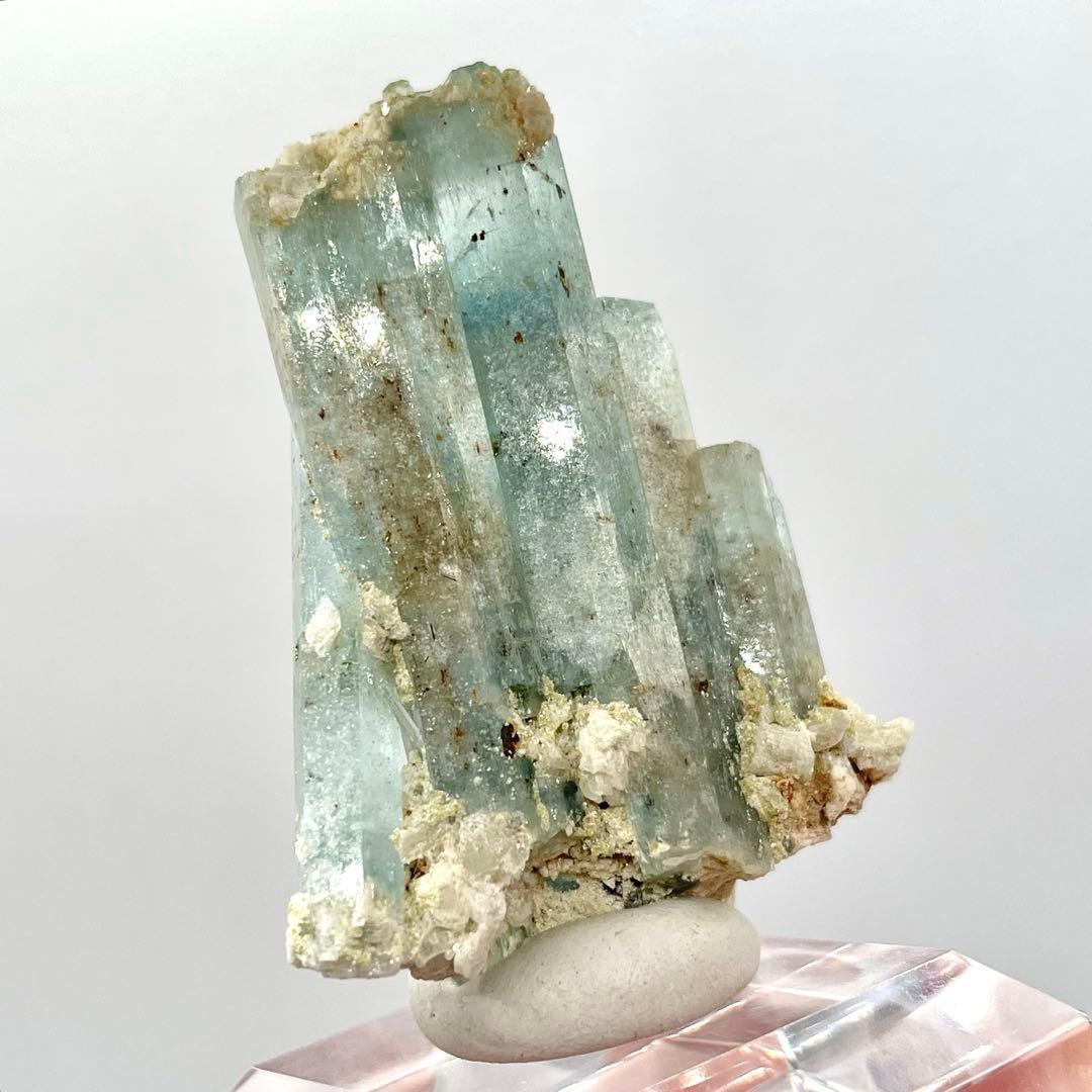 ナミビア エロンゴ産 アクアマリン クラスター標本