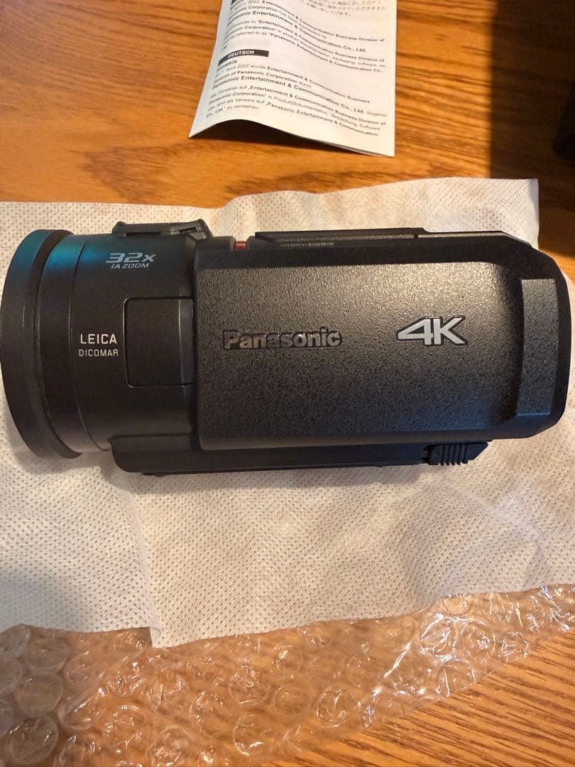 ほぼ新品　Panasonic HC-VX2MS 4K ビデオカメラ本体ケース付き
