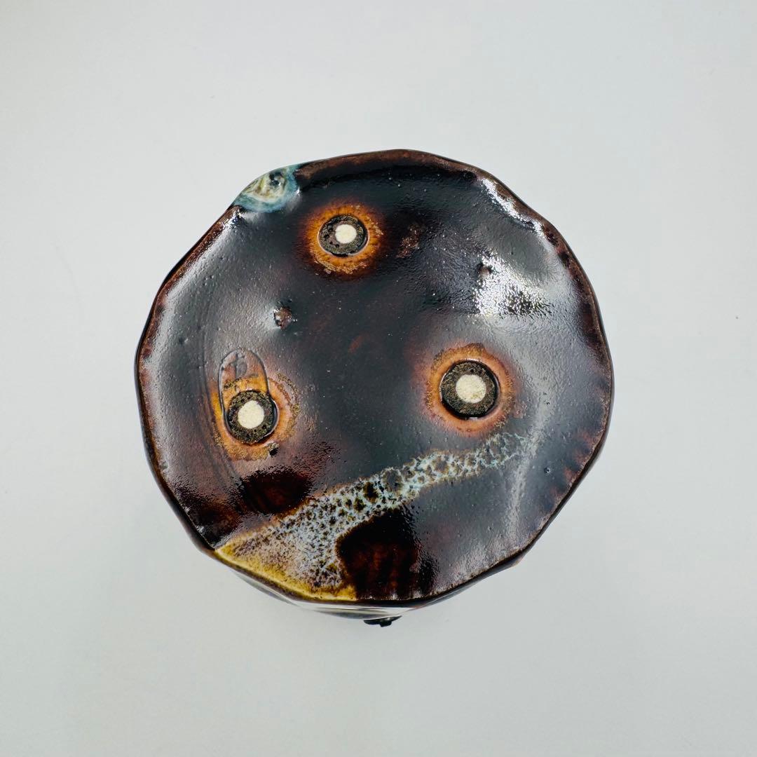 真葛焼 宮川香斎 掛花入 華道 花器 花瓶 共箱】骨董 インテリア