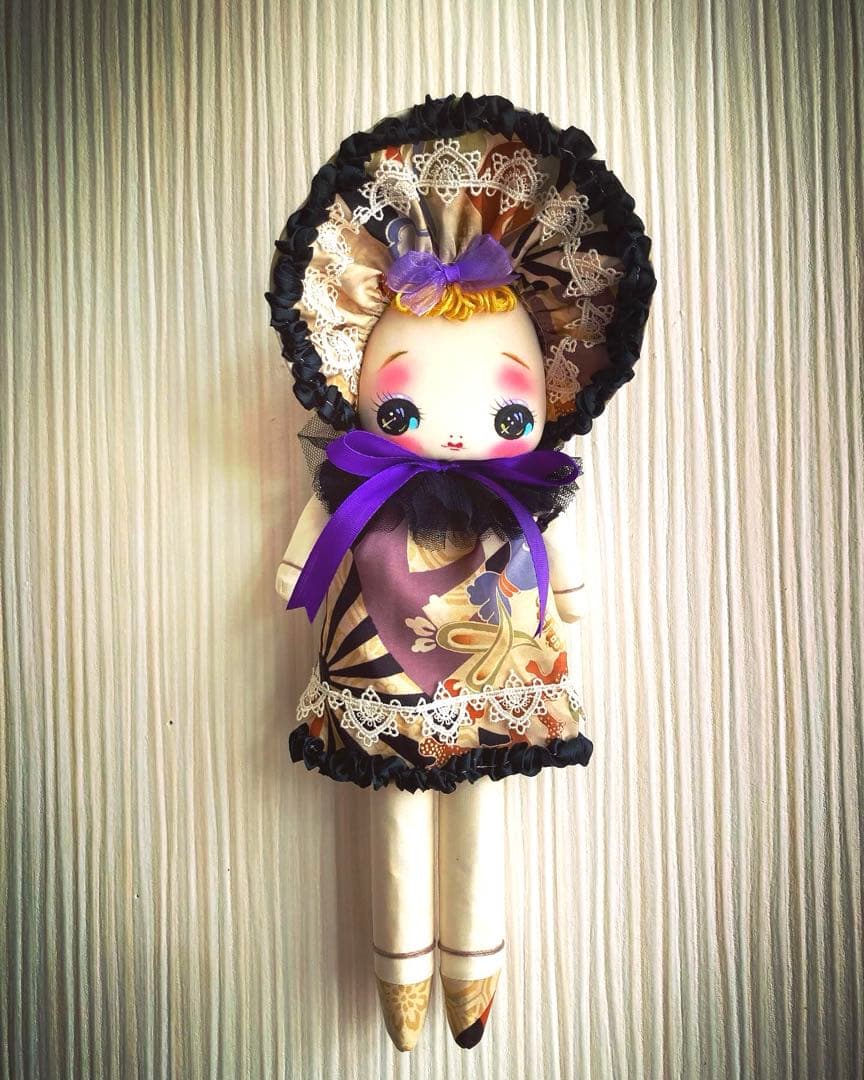 つきもとつきこの文化人形 ヘロヘロ人形 アンティーク着物 大正ロマン