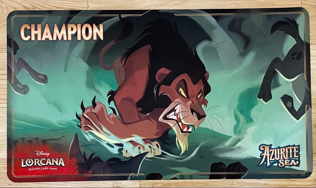 超希少 ロルカナ スカー チャンピオン プレイマット ディズニー - メルカリ