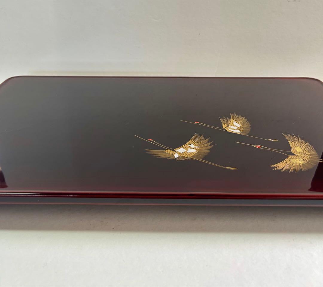 特選 越前漆器 お屠蘇器 立山作 天然木 沈金 蒔絵 箱入り