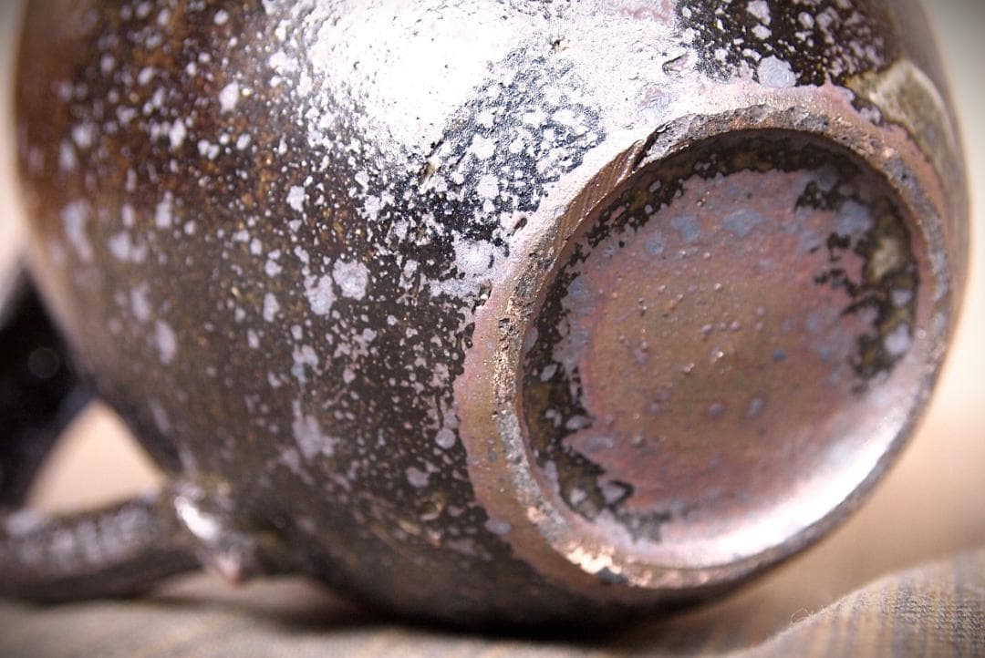 新作☆中里太亀【師＆父：中里隆】唐津粉引黒マグカップA