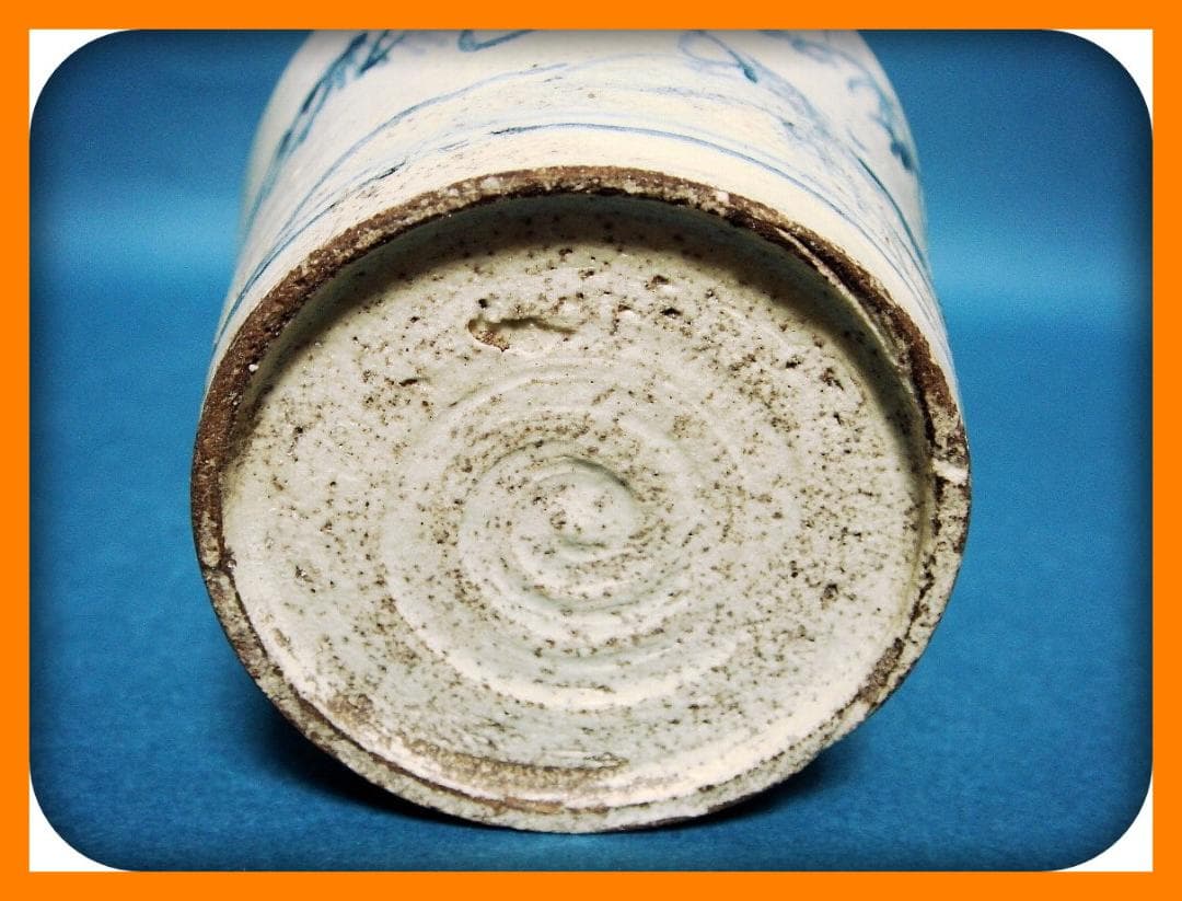 802『染付 鷺 柳 蕎麦猪口』 /骨董品 古美術 アンティーク 古玩の通販