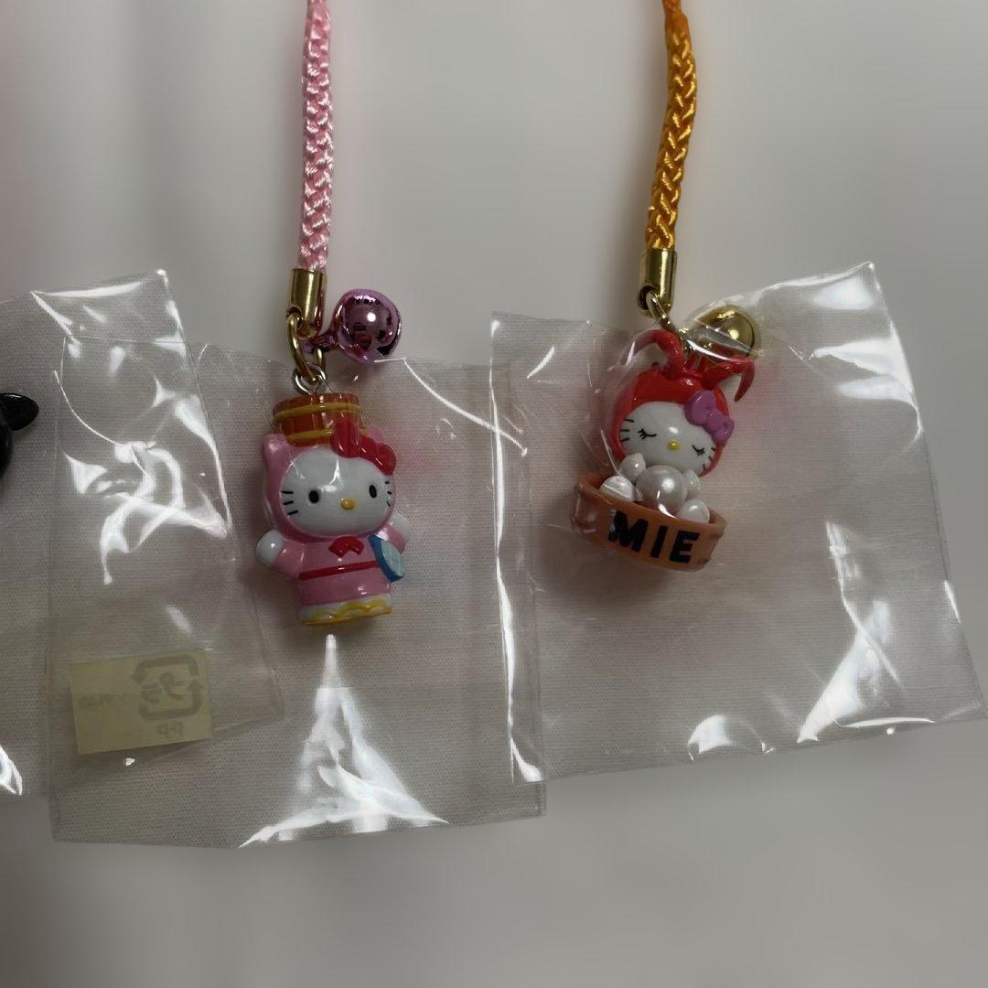 新品◆ハローキティ ご当地キティ 根付けストラップ 三重県 9個セット◆匿名配送