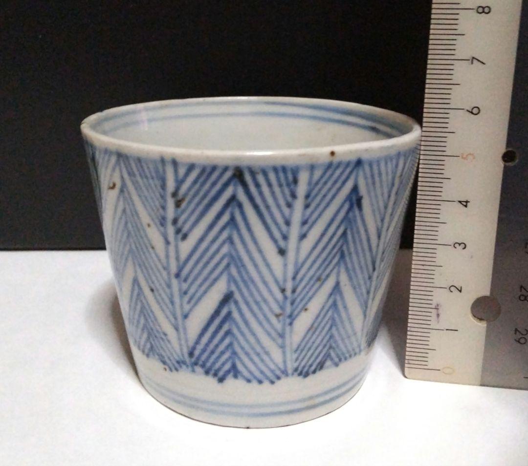 市松文 蕎麦猪口 そば猪口 そばちょこ ② 4客 矢筈文 蕎麦猪口 蕎麦