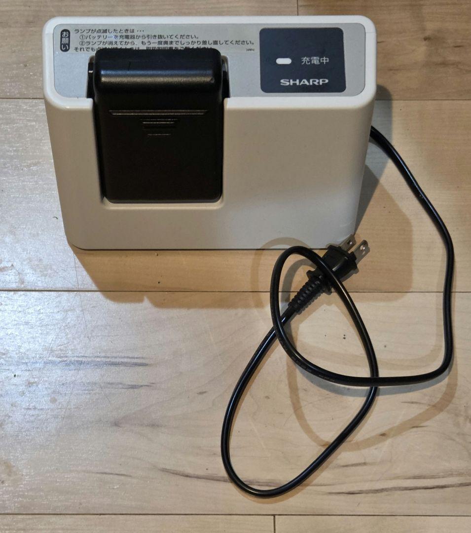 SHARP RACTIVE AIR 充電式掃除機 本体 充電器 EC-FR9-B