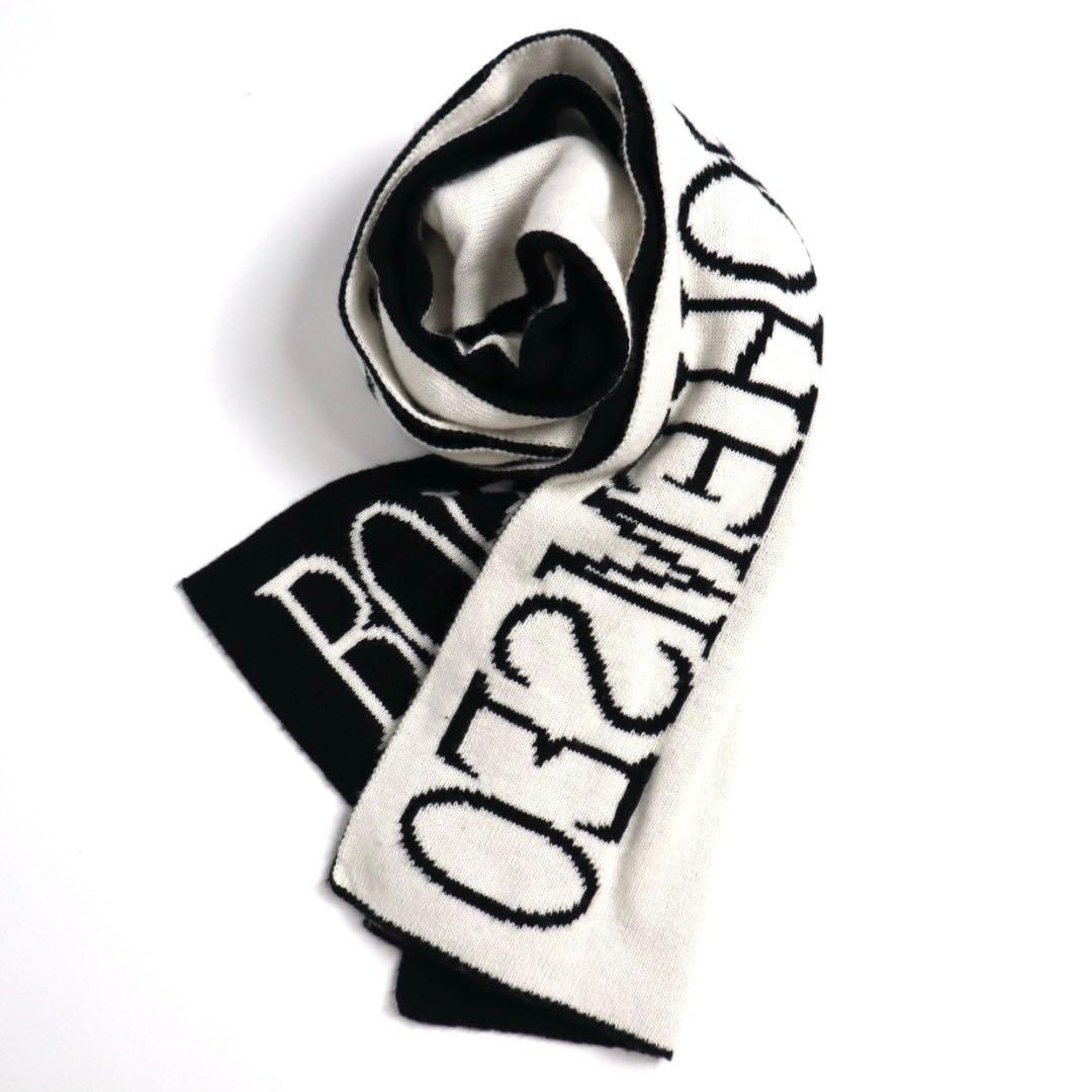 BOHEMSEO ロゴ ジャガードマフラー bohemian seoul - メルカリ