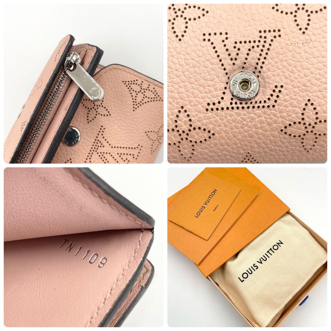 美品★ルイヴィトン　マヒナ　ポルトフォイユ・イリスXS 三つ折り財布　箱・保存袋