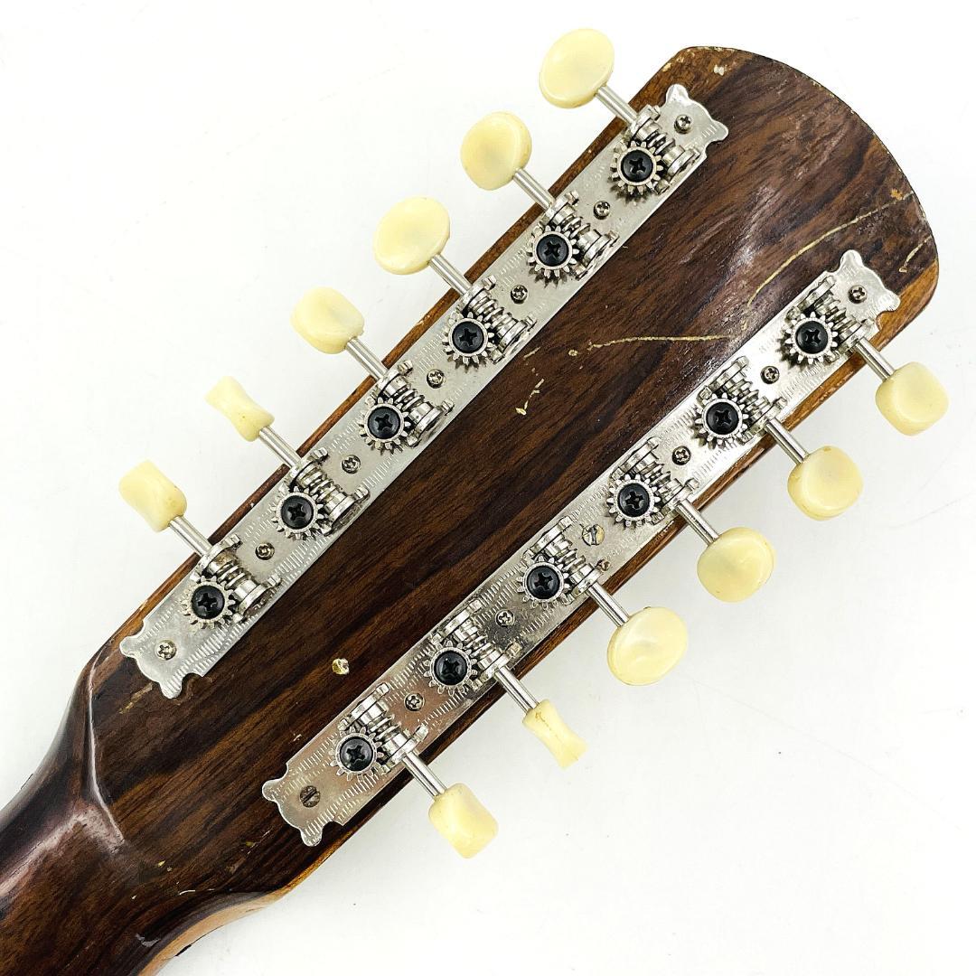 バンドゥリア 12弦 民族楽器 マンドリン系 ギター【整備済 ダメージ