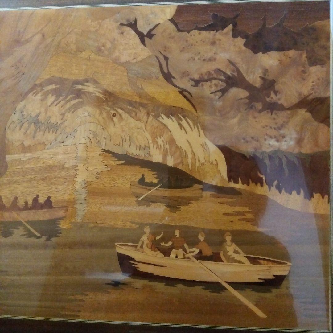 象嵌細工 イタリア製 壁掛け 青の洞窟