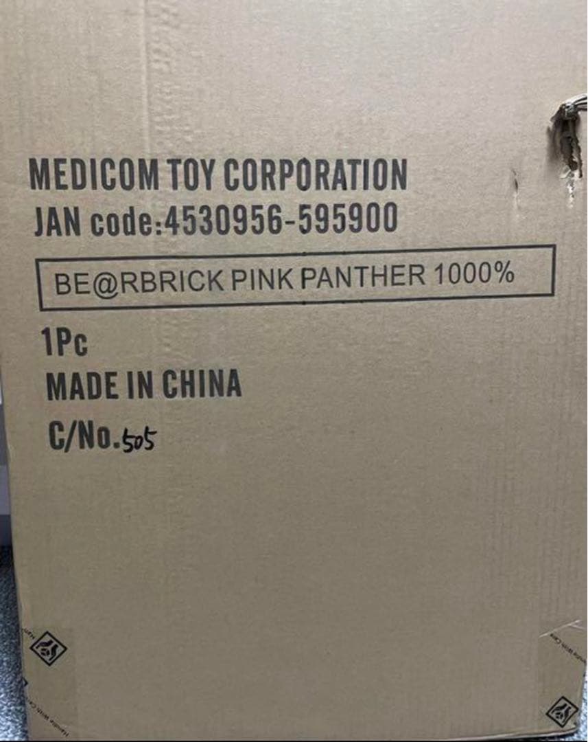 BE@RBRICK PINK PANTHER 1000％