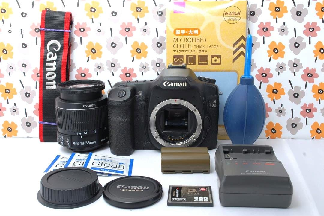 ❤Canon 50D❤ハイアマ必見お手頃中級機！❤撮影基本セット❤プロ