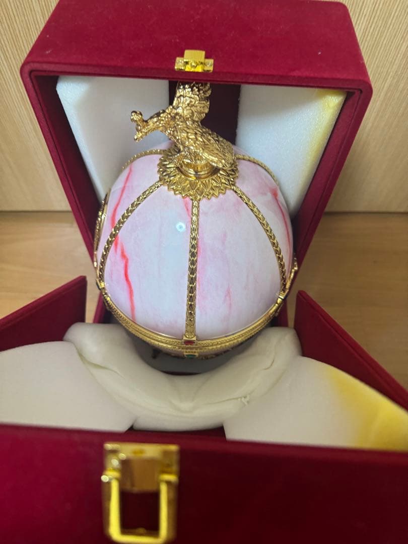 インペリアル エッグ ピンクマーブル ※中身なし ラドガ インペリアル