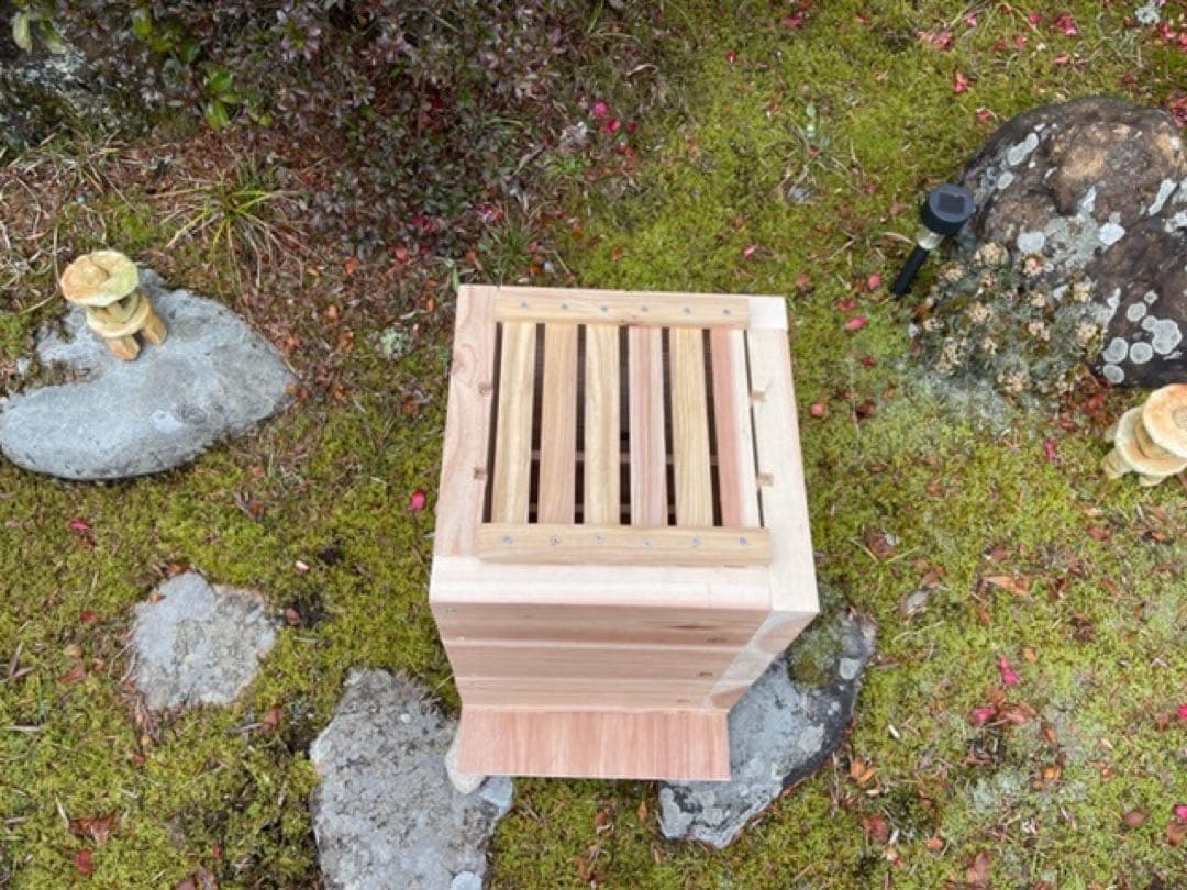 日本みつばち用 飼育箱 重箱式巣箱 待ち箱 3段 セット