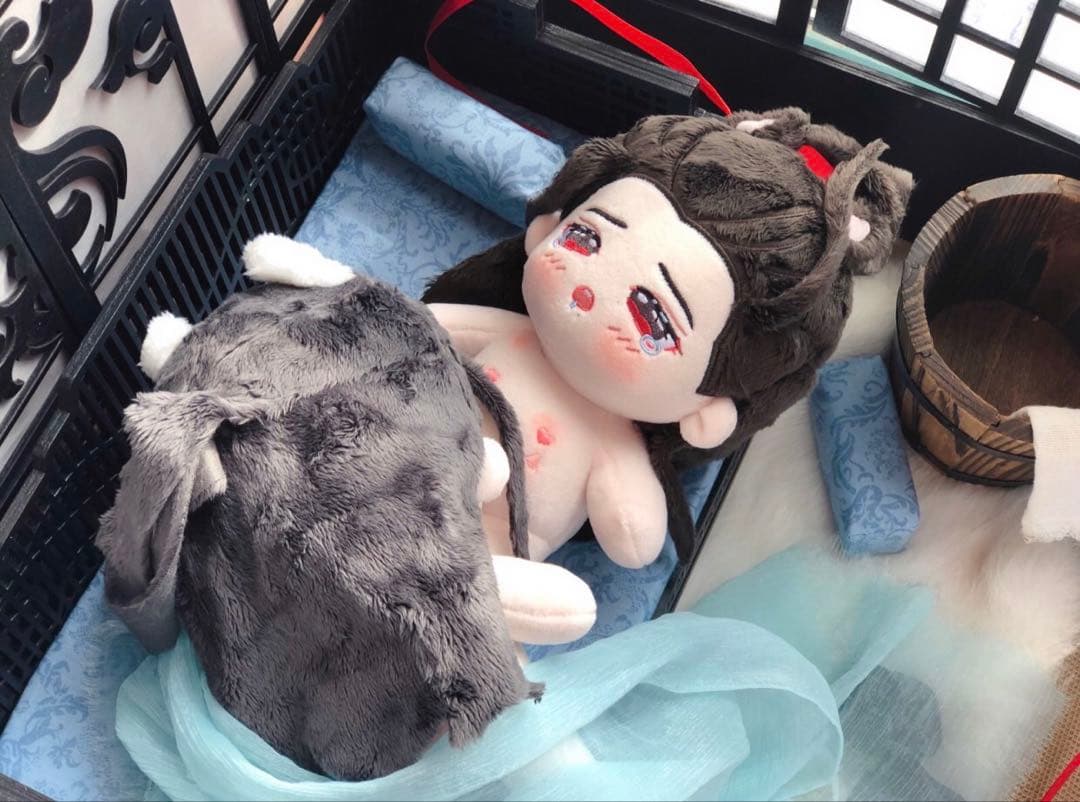 激レア　20cmぬいぐるみ　スケルトン　藍忘機　魏無羨　　陳情令