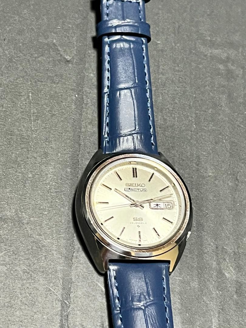 ★極上美品！鏡面磨き済セイコー5アクタスメンズ自動巻　腕時計　動作良好