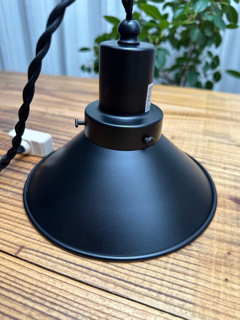 極美品】KANADEMONO ペンダントライト マットブラックPDL-609