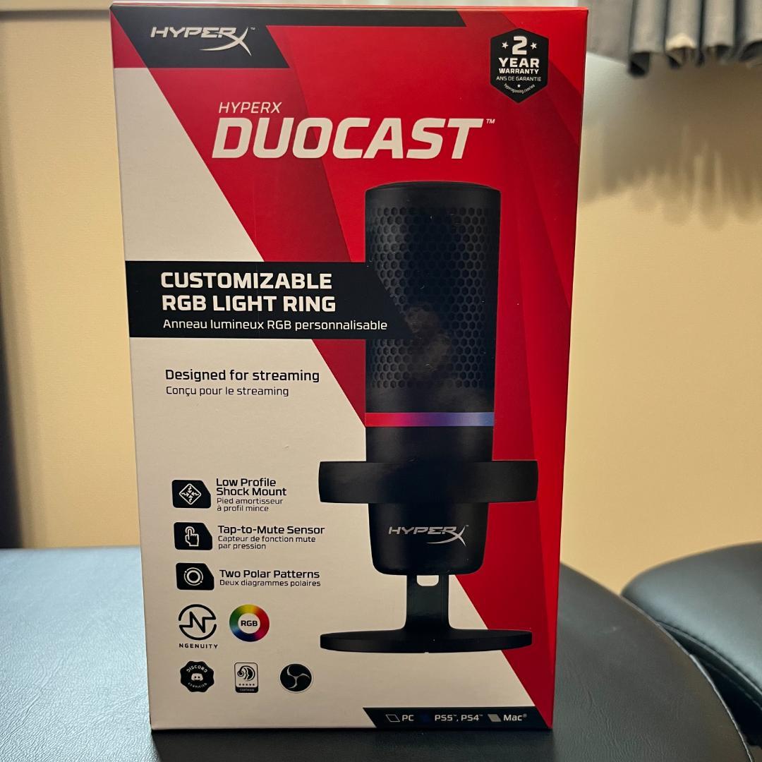 HyperX DuoCast USBコンデンサーマイク（RGB）