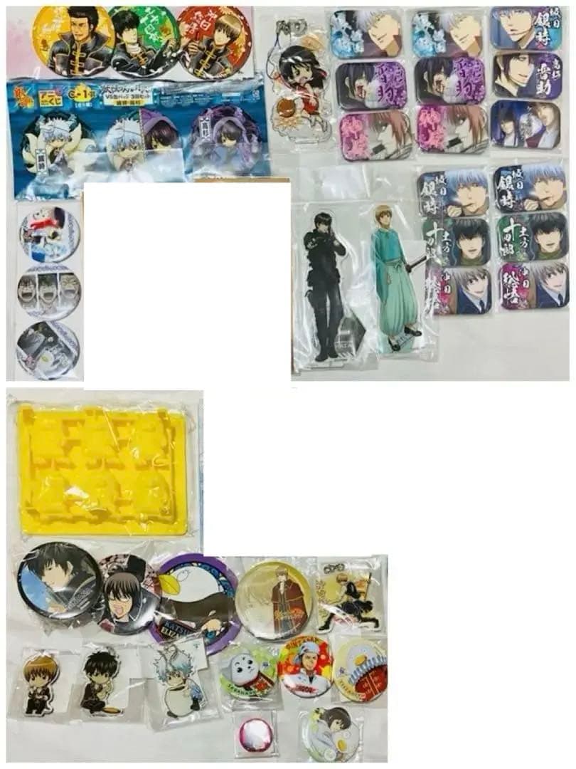 銀魂花鳥風月 j-world 和紙缶バッジ サバゲーアクリルスタンド 等