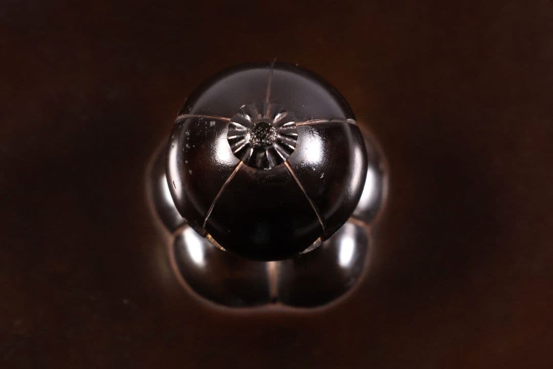 茶道具 釜師・佐藤清光 砂鉄 筒釜 共箱 風炉釜 吊釜 鉄釜【MA526】