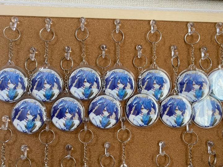 天宮こころ ブルーミング 缶バッジ