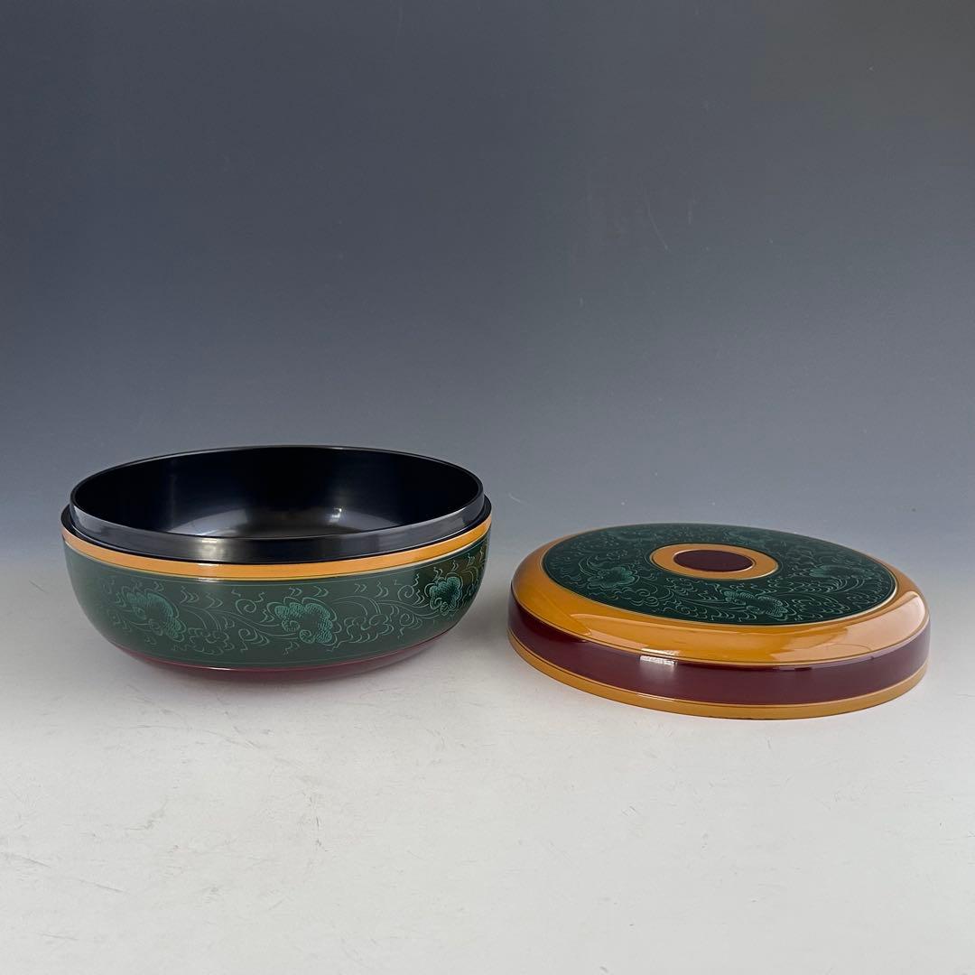 茶道具 惺斎好 独楽塗 喰籠 菓子器 山中塗 辻石斎 共