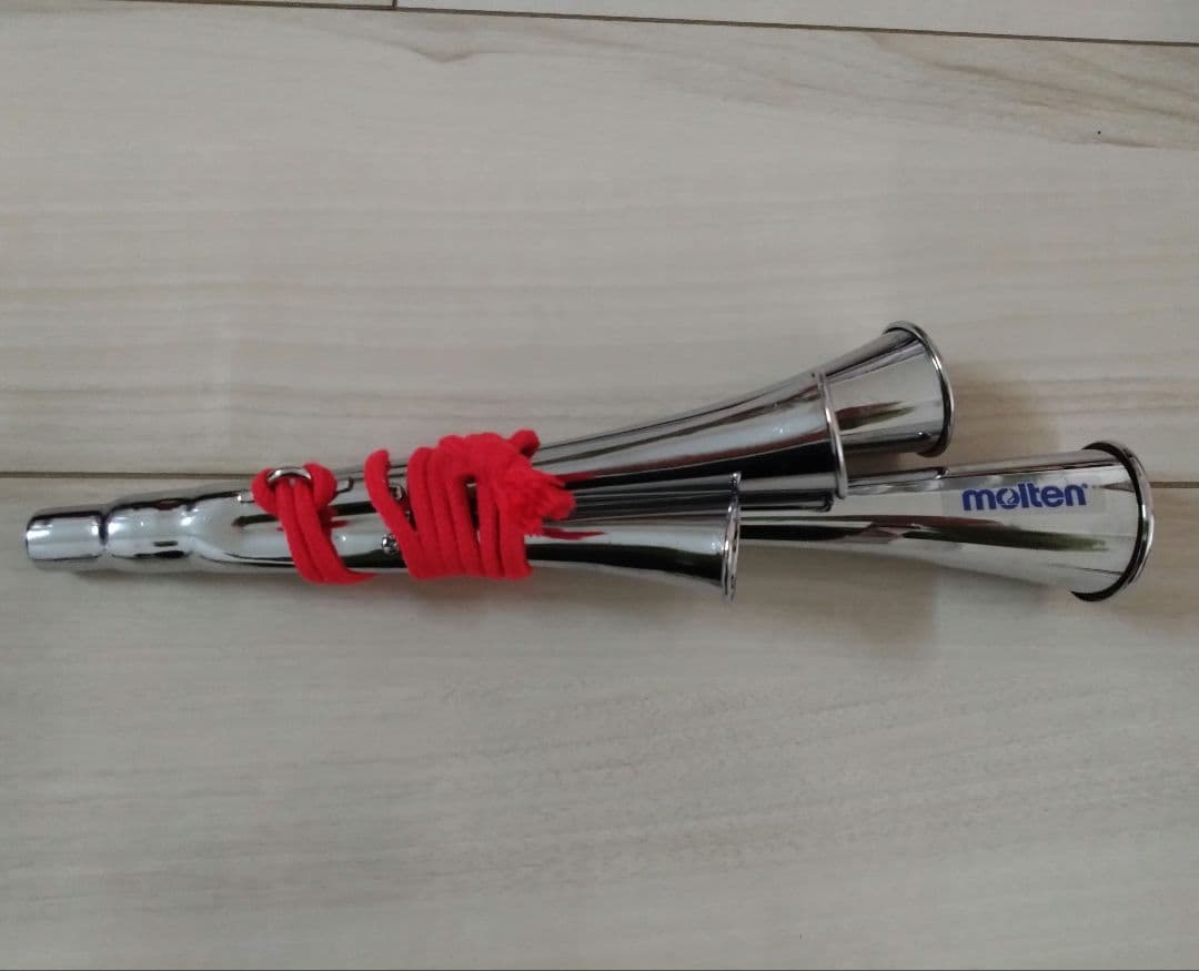 激レアmolten モルテン チアホーン 4連 応援ラッパ モルテン