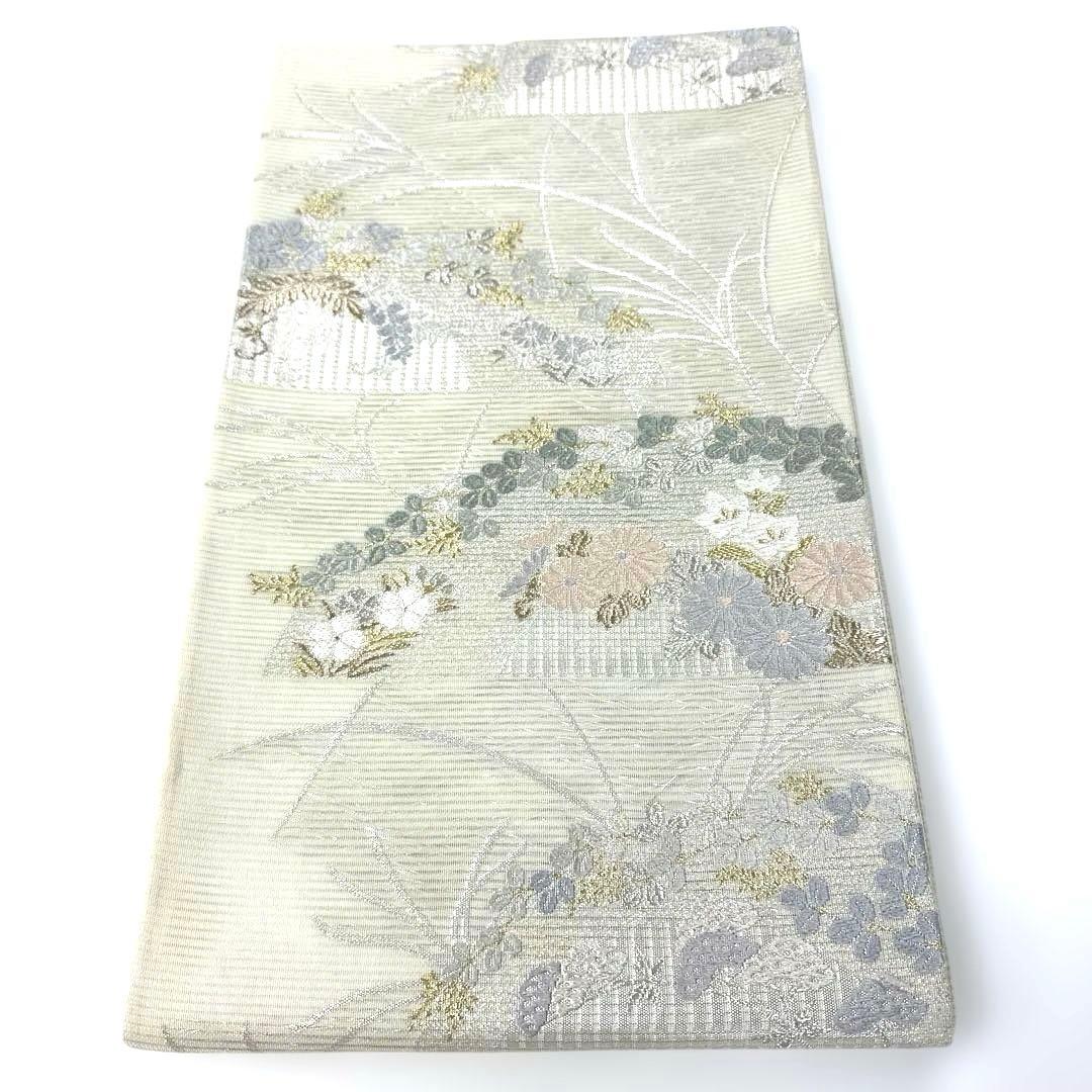 専用帯1859 ○高級 正絹 夏帯 六通 袋帯