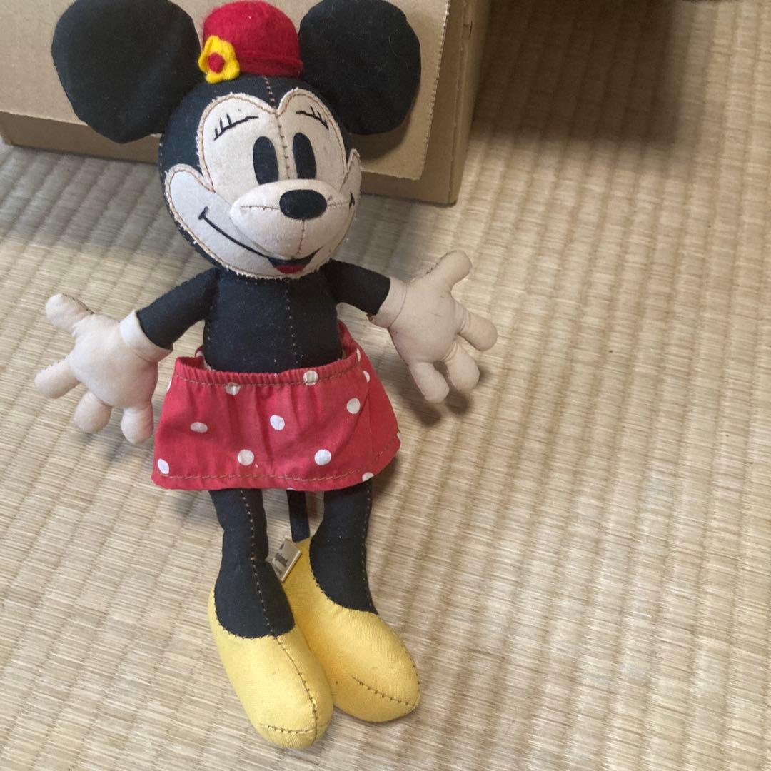 TDL ミニーマウス ぬいぐるみ 80 90年 昭和レトロ 昔のミニー レア