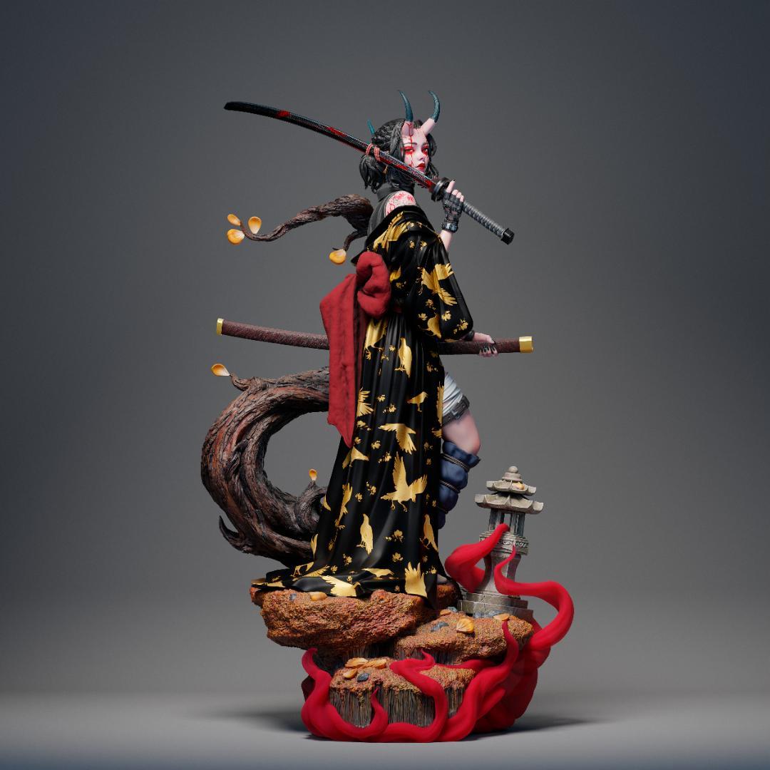 1/9　未塗装未組立　【オニ オリジナル CA3D】フィギュア　ガレージキット